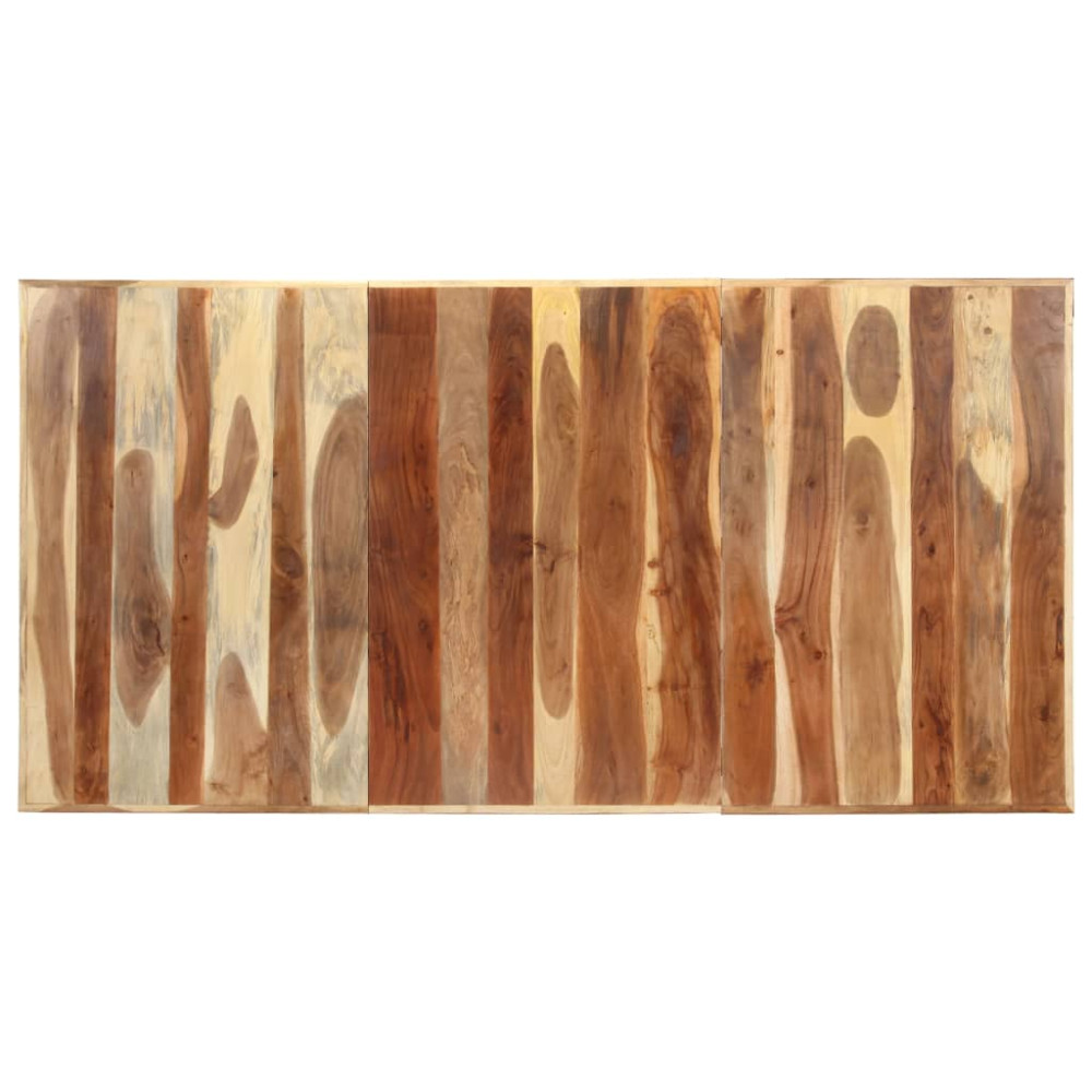 Produktbild för Matbord 200x100x75 cm massivt trä med honungsfinish