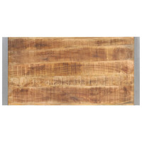 Produktbild för Matbord 120x60x75 cm massivt grovt mangoträ