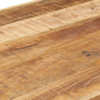Produktbild för Matbord 140x70x75 cm massivt grovt mangoträ