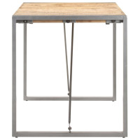 Produktbild för Matbord 160x80x75 cm massivt grovt mangoträ