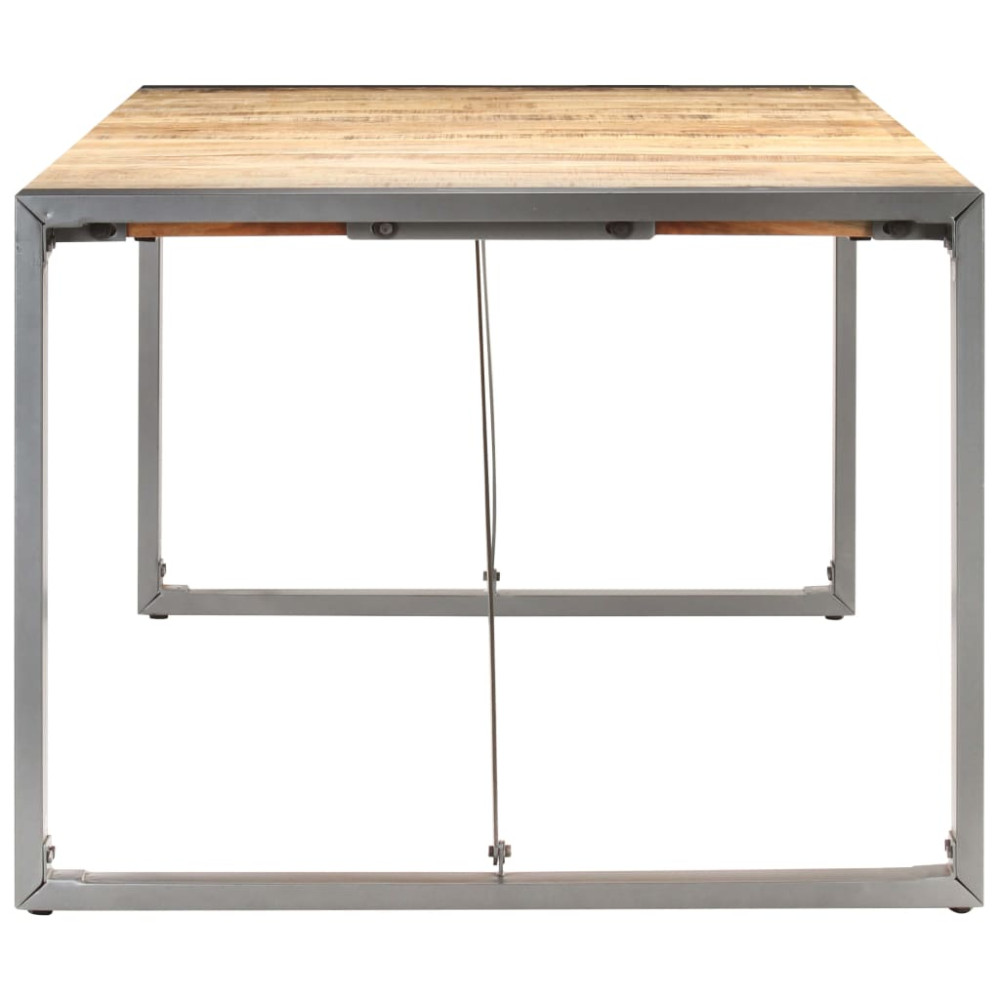 Produktbild för Matbord 180x90x75 cm massivt grovt mangoträ