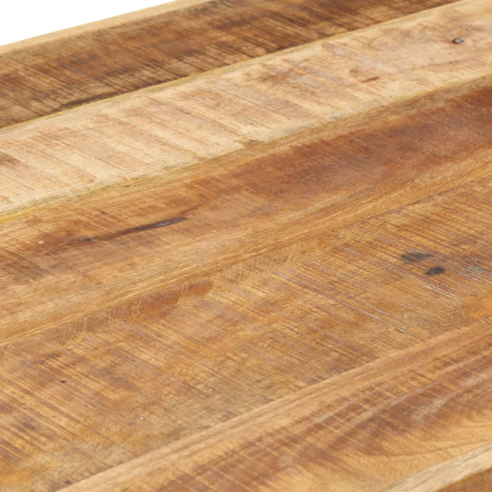Produktbild för Matbord 180x90x75 cm massivt grovt mangoträ