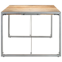 Produktbild för Matbord 220x100x75 cm massivt grovt mangoträ