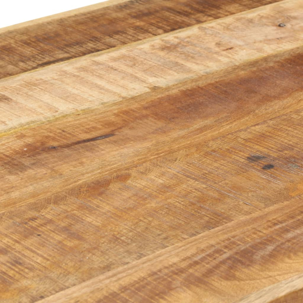 Produktbild för Matbord 220x100x75 cm massivt grovt mangoträ