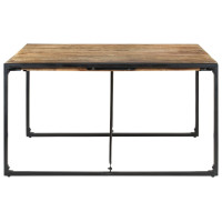 Produktbild för Matbord 140x140x75 cm grovt mangoträ