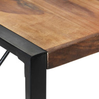Produktbild för Matbord 140x140x75 cm massivt trä