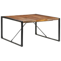 Produktbild för Matbord 140x140x75 cm massivt trä