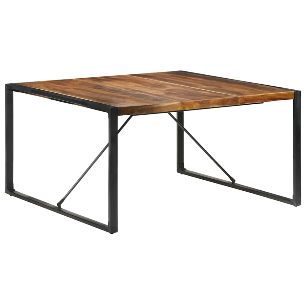 Produktbild för Matbord 140x140x75 cm massivt trä