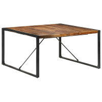Produktbild för Matbord 140x140x75 cm massivt trä
