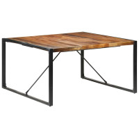 Produktbild för Matbord 140x140x75 cm massivt trä