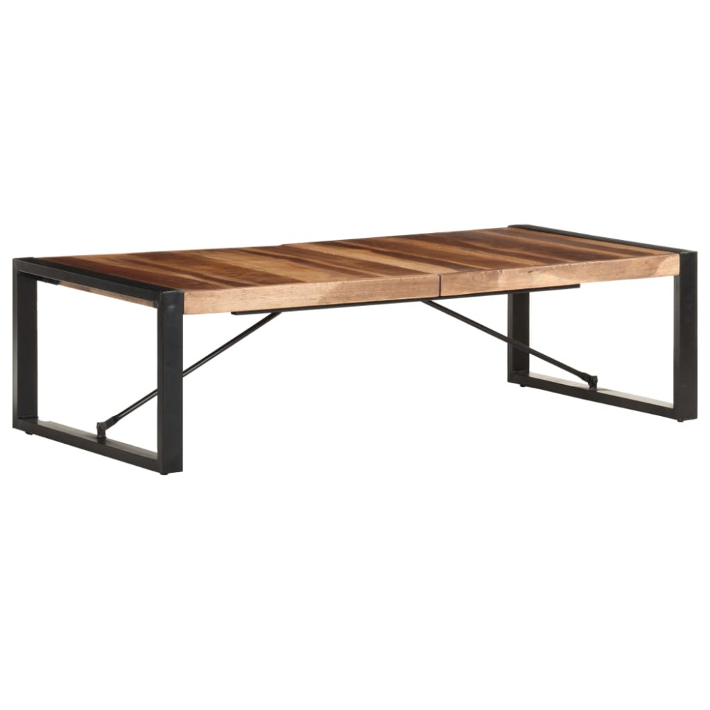 Produktbild för Soffbord 140x70x40 cm massivt trä