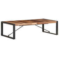 Produktbild för Soffbord 140x70x40 cm massivt trä