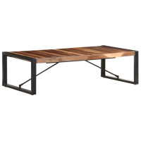 Produktbild för Soffbord 140x70x40 cm massivt trä