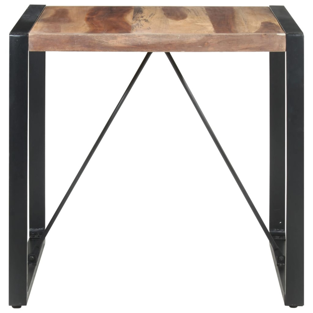 Produktbild för Matbord 80x80x75 cm massivt trä