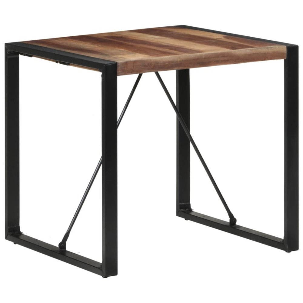 Produktbild för Matbord 80x80x75 cm massivt trä