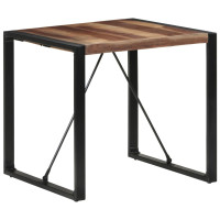 Produktbild för Matbord 80x80x75 cm massivt trä