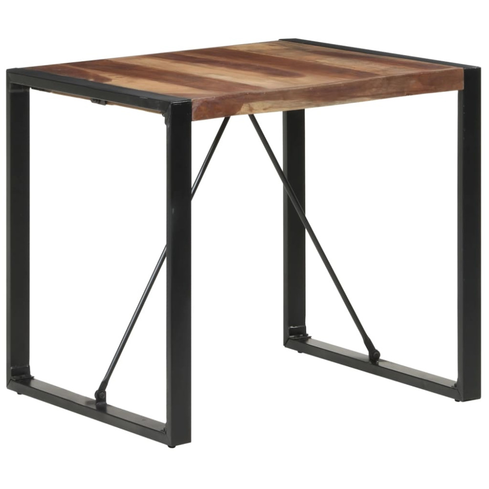 Produktbild för Matbord 80x80x75 cm massivt trä