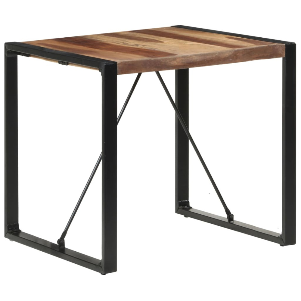 Produktbild för Matbord 80x80x75 cm massivt trä