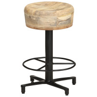 Produktbild för Barstolar 2 st 52 cm massivt mangoträ
