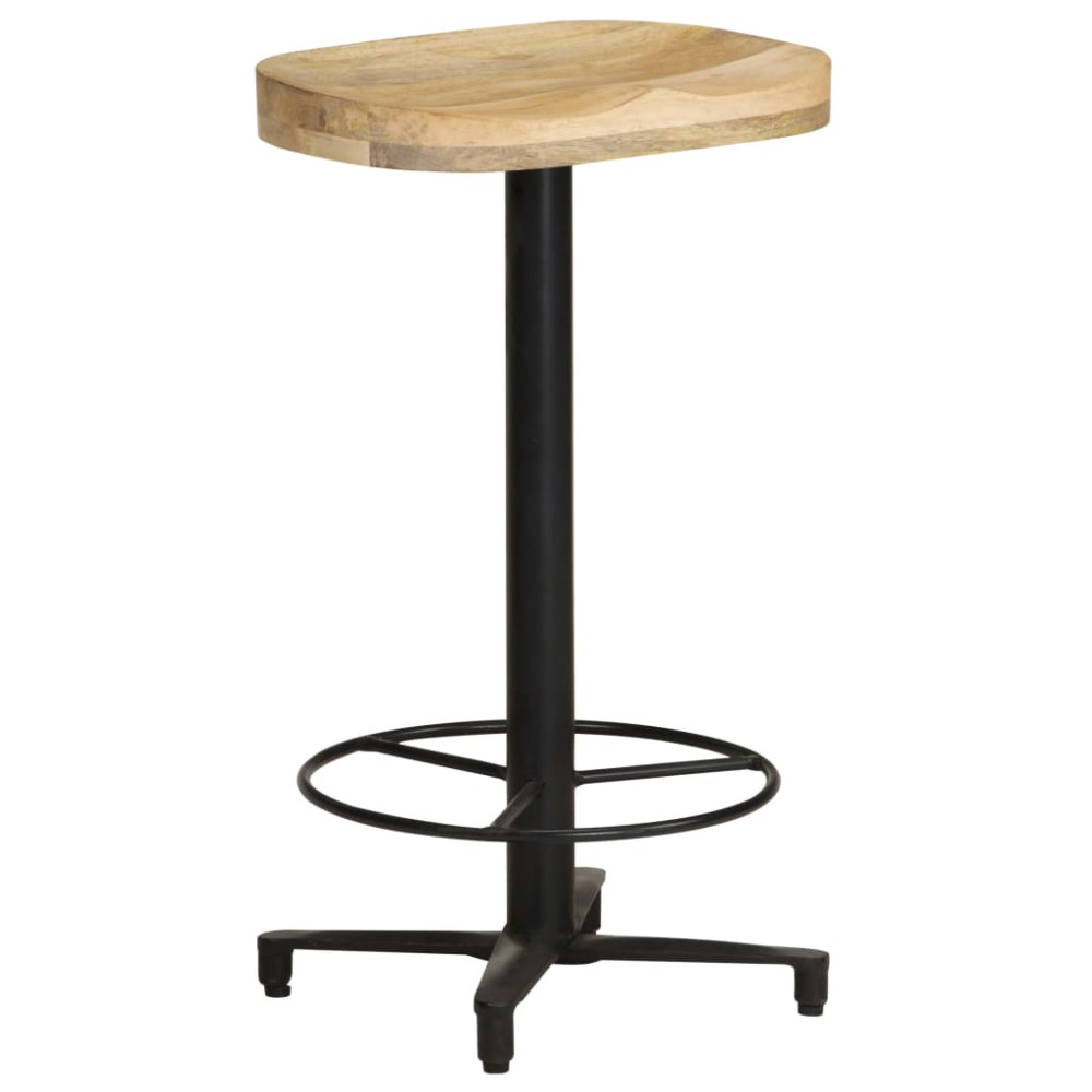 Produktbild för Barstolar 2 st 66 cm massivt mangoträ