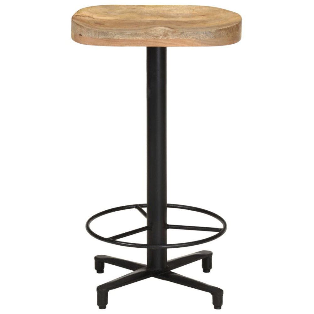 Produktbild för Barstolar 2 st 66 cm massivt mangoträ