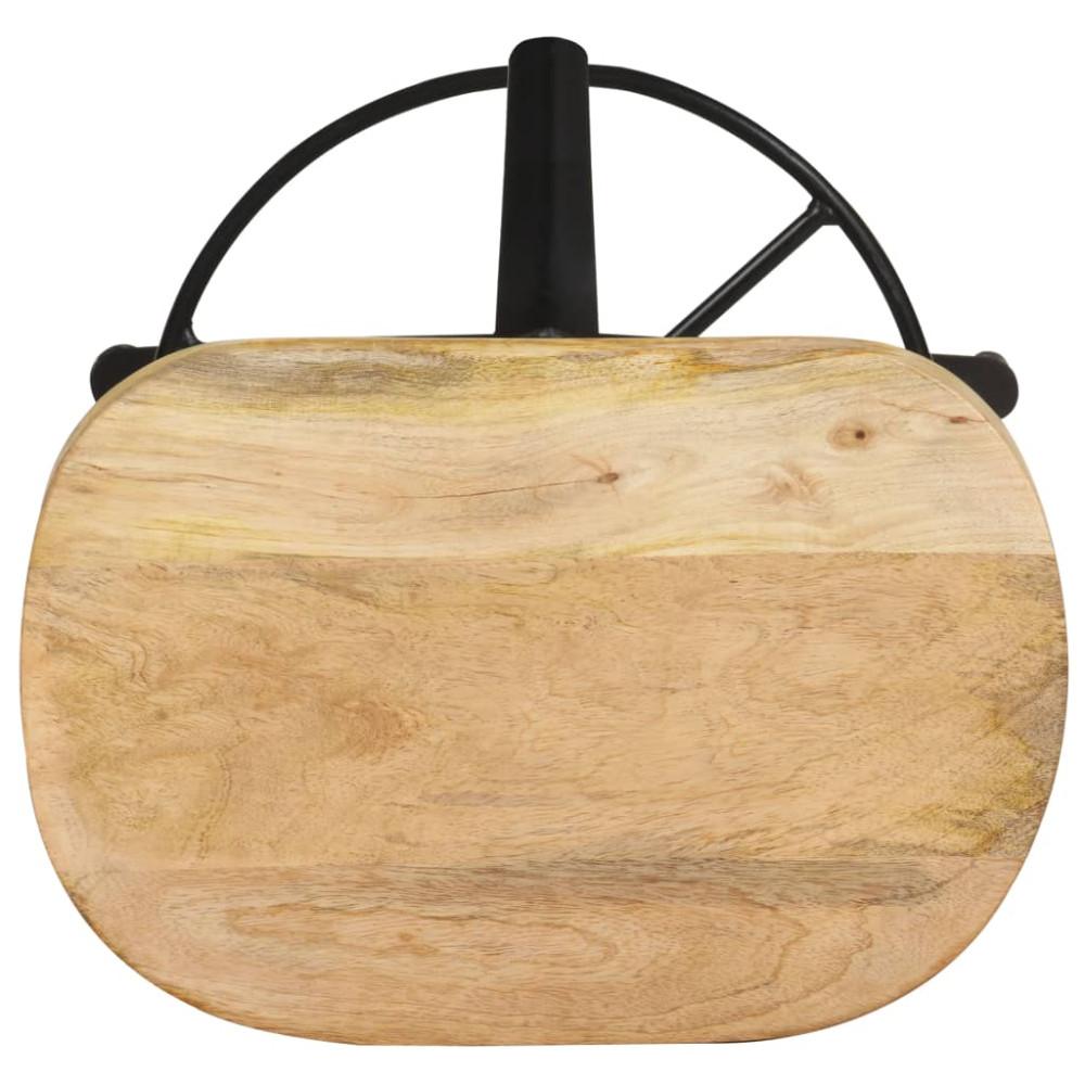 Produktbild för Barstolar 2 st 66 cm massivt mangoträ