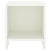 Miniatyr av produktbild för Sängbord vit 35x30x40 cm massiv furu
