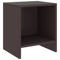 Miniatyr av produktbild för Sängbord 2 st mörkbrun 35x30x40 cm massiv furu