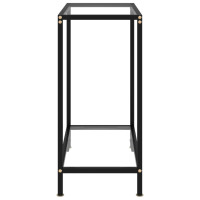 Produktbild för Konsolbord transparent 60x35x75 cm härdat glas