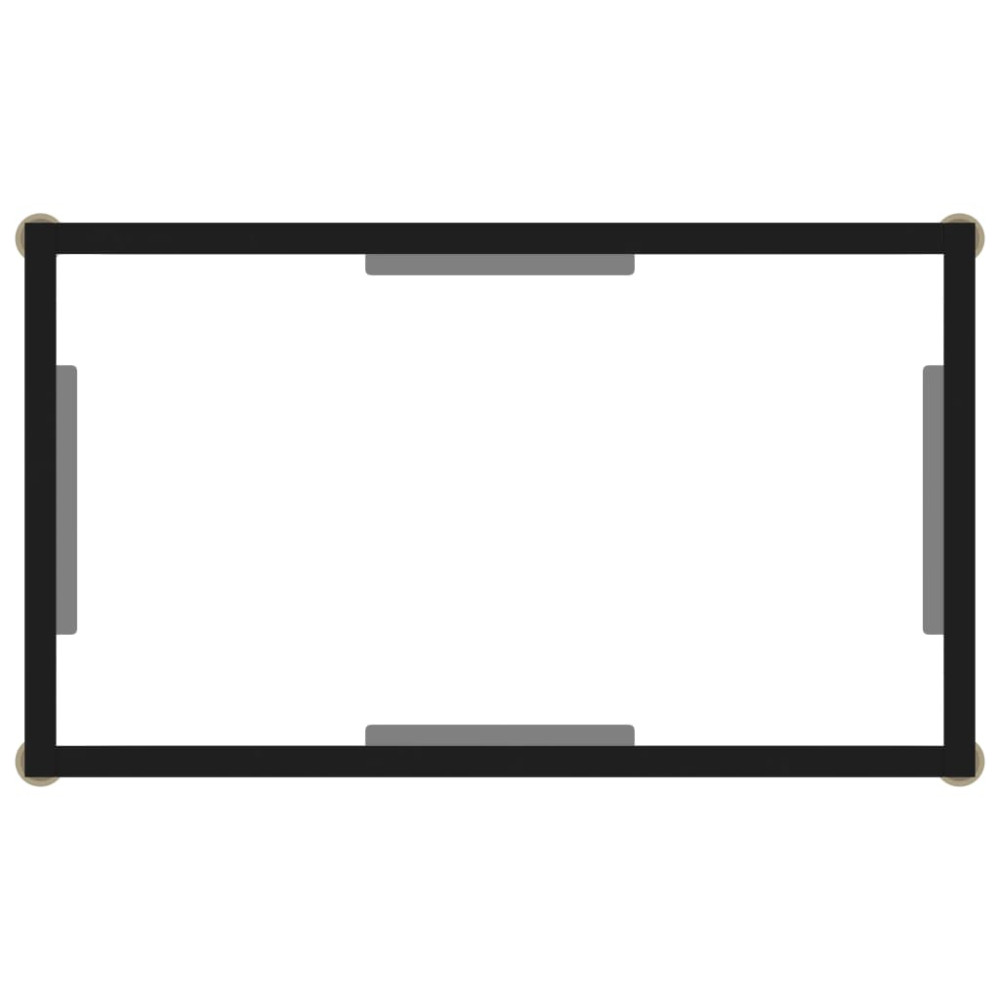 Produktbild för Konsolbord transparent 60x35x75 cm härdat glas