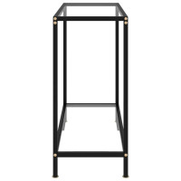 Produktbild för Konsolbord transparent 80x35x75 cm härdat glas