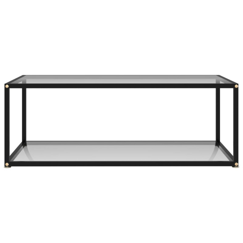 Produktbild för Soffbord genomskinligt 100x50x35 cm härdat glas