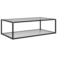 Produktbild för Soffbord transparent 120x60x35 cm härdat glas