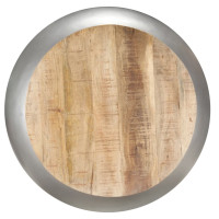 Produktbild för Soffbord grå 68x68x30 cm massivt mangoträ