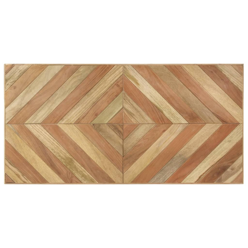 Produktbild för Matbord 120x60x76 cm massivt akaciaträ och mangoträ