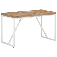 Produktbild för Matbord 120x60x76 cm massivt akaciaträ och mangoträ