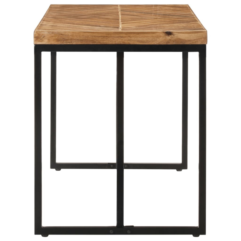 Produktbild för Matbord 120x60x76 cm massivt akaciaträ och mangoträ