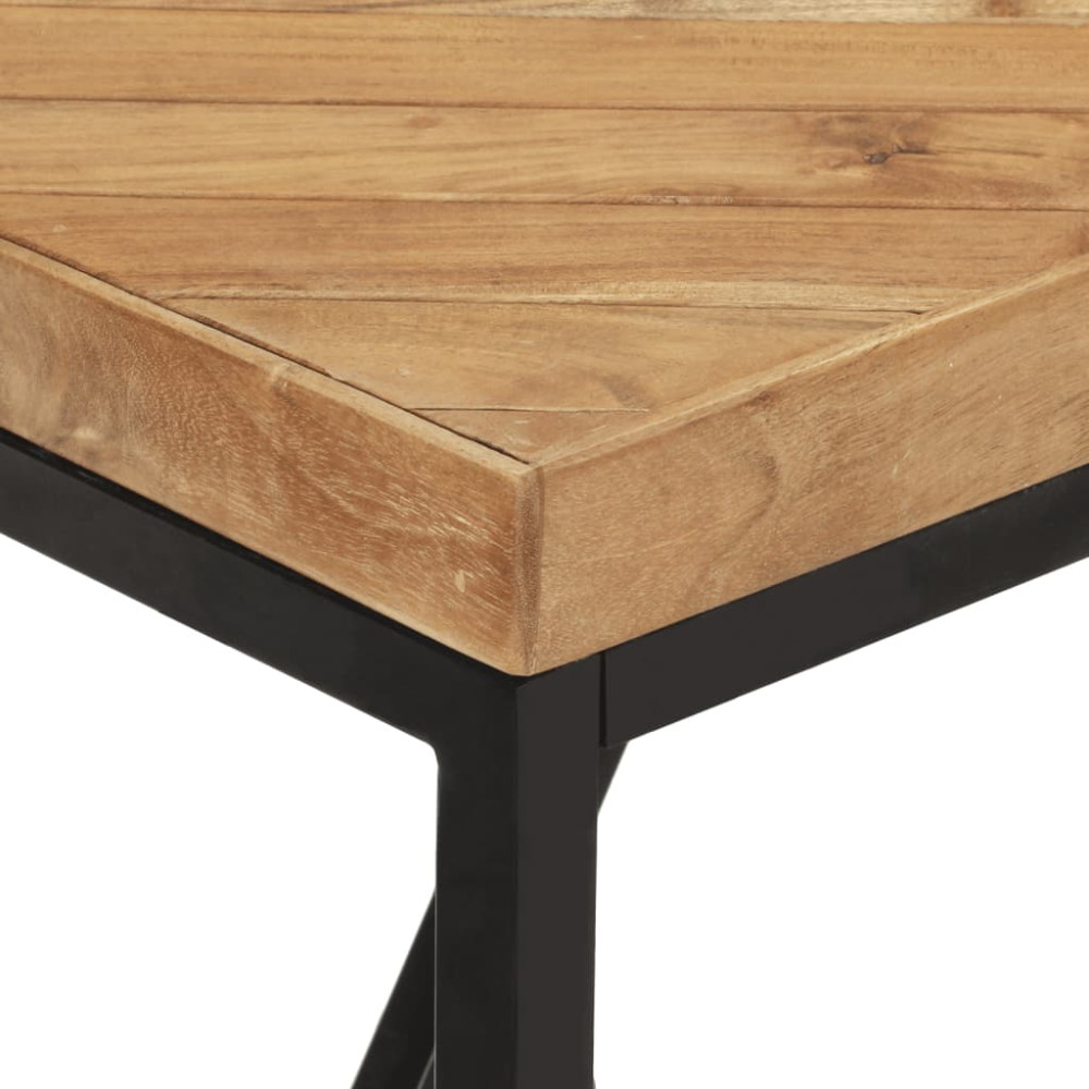Produktbild för Matbord 120x60x76 cm massivt akaciaträ och mangoträ