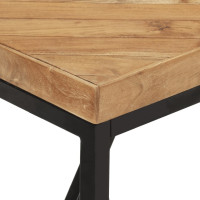 Produktbild för Matbord 120x60x76 cm massivt akaciaträ och mangoträ