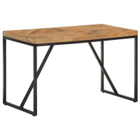Produktbild för Matbord 120x60x76 cm massivt akaciaträ och mangoträ
