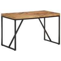 Produktbild för Matbord 120x60x76 cm massivt akaciaträ och mangoträ