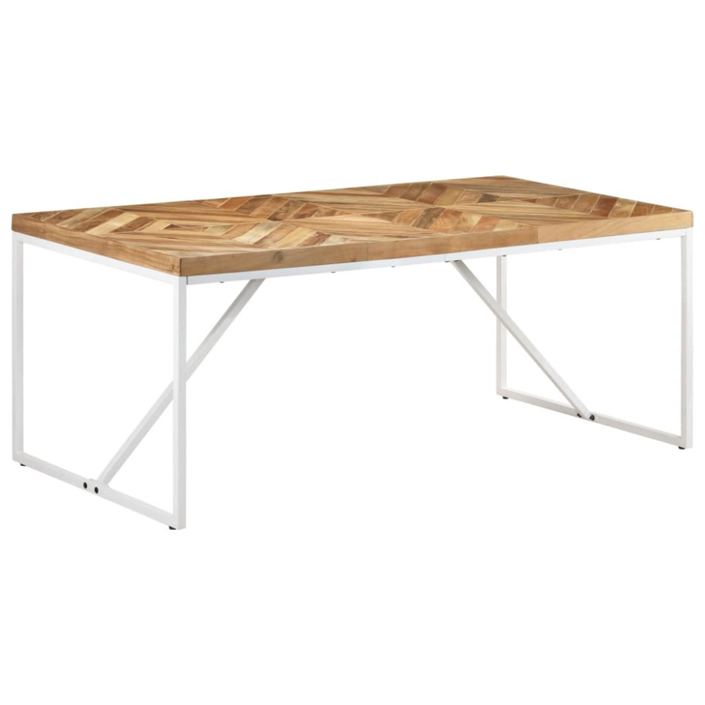 Produktbild för Matbord 180x90x76 cm massivt akaciaträ och mangoträ