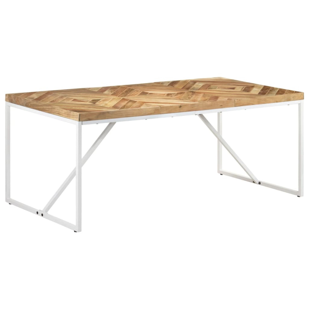 Produktbild för Matbord 180x90x76 cm massivt akaciaträ och mangoträ