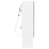 Produktbild för LED-Spegelskåp för badrum vit 80x15x60 cm MDF