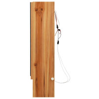 Produktbild för LED-Spegelskåp för badrum ek 80x15x60 cm MDF
