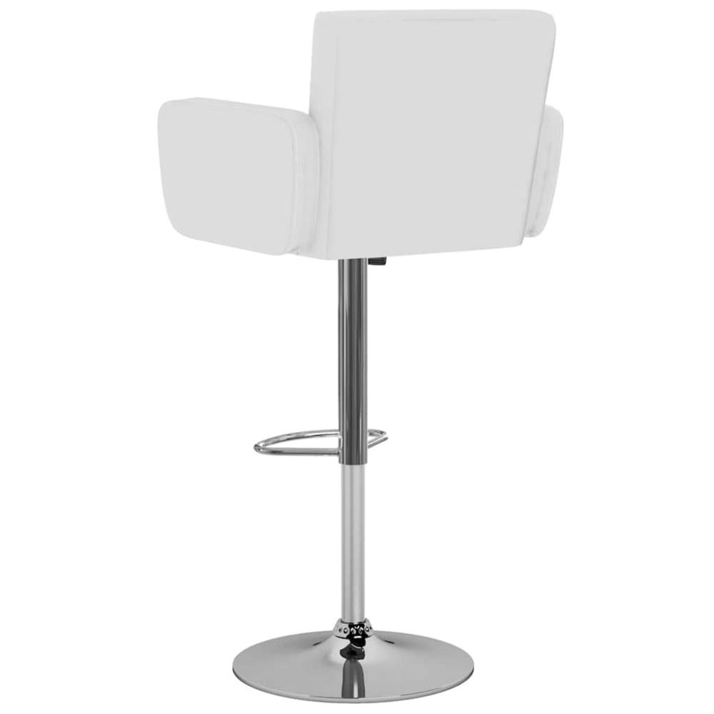 Produktbild för Barstolar 2 st vit konstläder