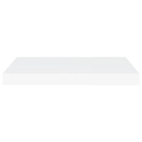 Produktbild för Svävande vägghylla vit 60x23,5x3,8 cm MDF