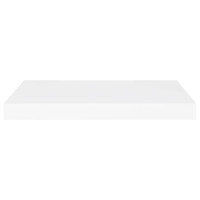 Produktbild för Svävande vägghyllor 4 st vit 60x23,5x3,8 cm MDF
