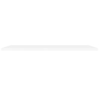 Produktbild för Svävande vägghyllor 4 st vit 120x23,5x3,8 cm MDF