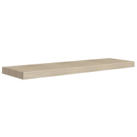 Produktbild för Svävande vägghyllor 2 st ek 90x23,5x3,8 cm MDF